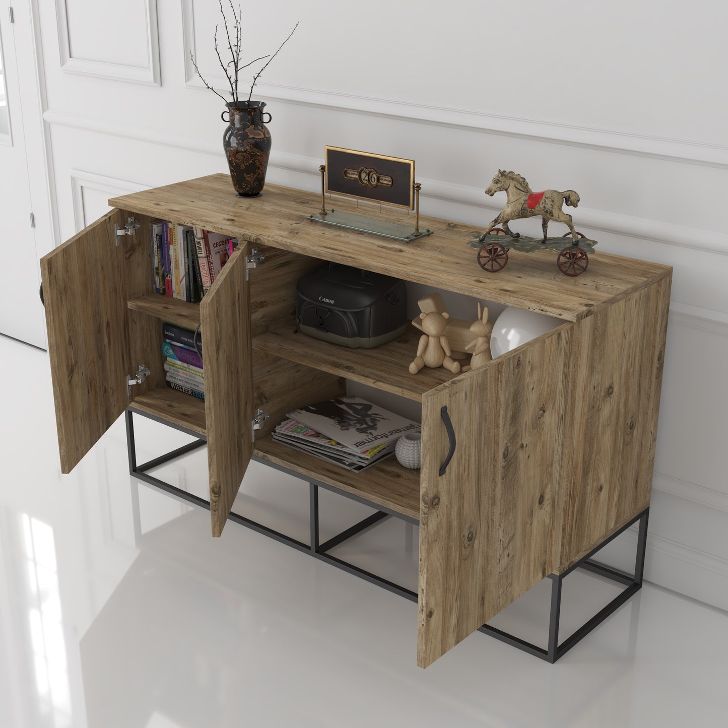 Laredo Sideboard Cabinet, 55”